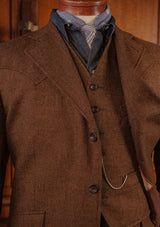 Hawthorne Cropped Waistcoat - Bison Brown