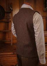 Ellison Waistcoat - Hickory Brown