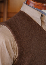 Ellison Waistcoat - Hickory Brown