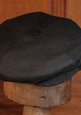 Stanton Baker Boy - (Wide-Width) Slate Black Linen