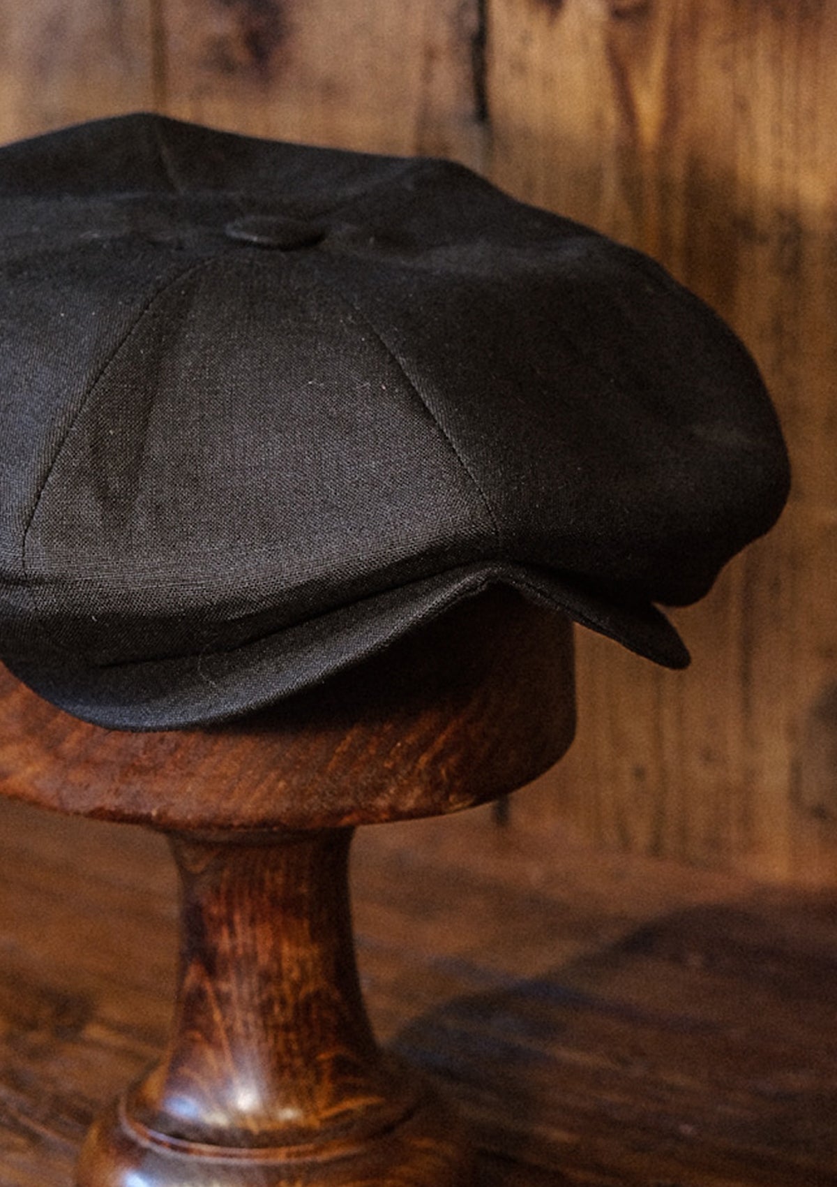 Stanton Baker Boy - (Wide-Width) Slate Black Linen