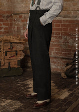 The Coleman 3 Piece Suit - Black w/ White Fleck