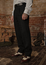 The Coleman 3 Piece Suit - Black w/ White Fleck