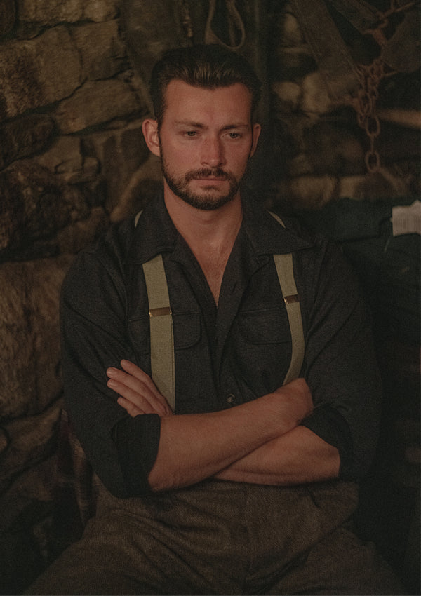 Connell Super-soft Cotton Board Shirt - Storm Blue