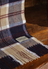 Merino Wool Scarf - Bannockbane Navy