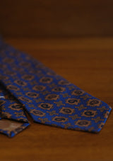 Hand-rolled Madder Tie - Royal Blue