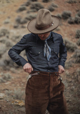 Western Denim Shirt - Blue