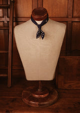 Navy 100% Cotton Selvedge Bandana - #5