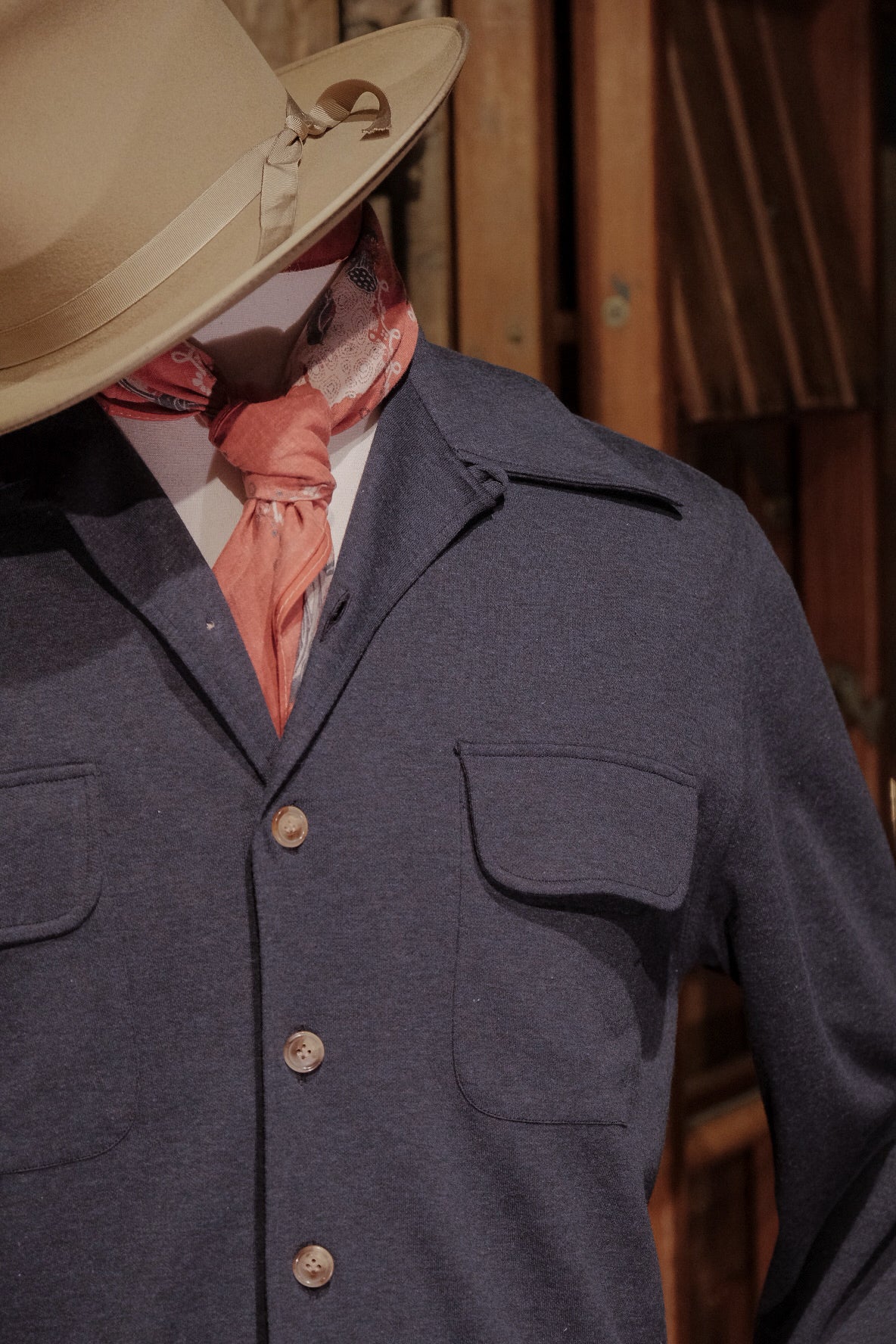 Connell Super-soft Cotton Board Shirt - Storm Blue