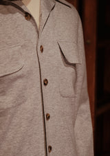 Connell Super-soft Cotton Board Shirt - Flannel Grey