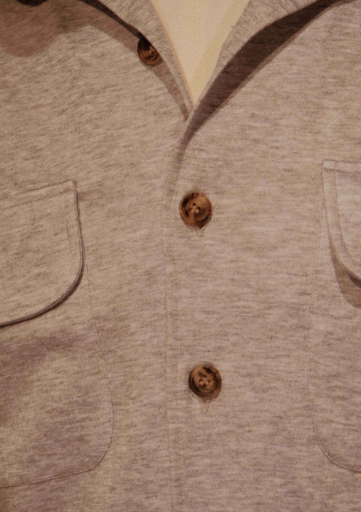 Connell Super-soft Cotton Board Shirt - Flannel Grey