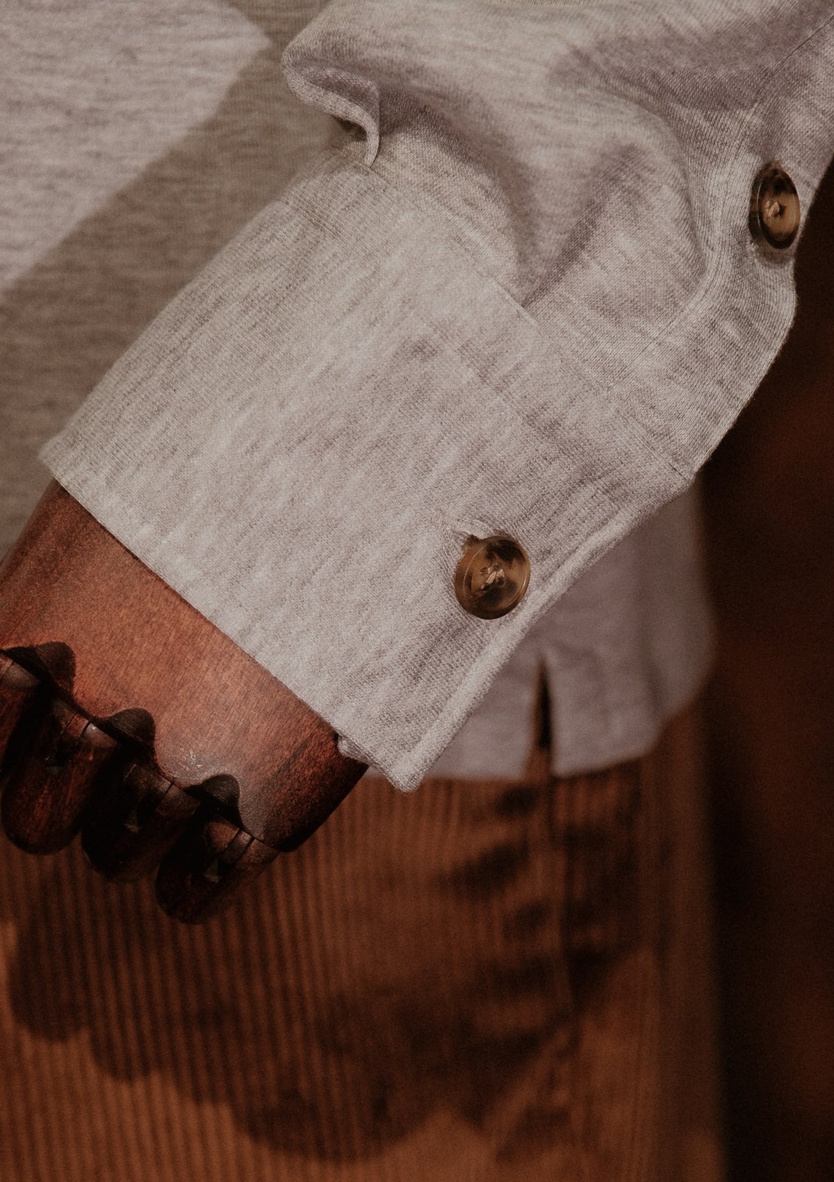 Connell Super-soft Cotton Board Shirt - Flannel Grey