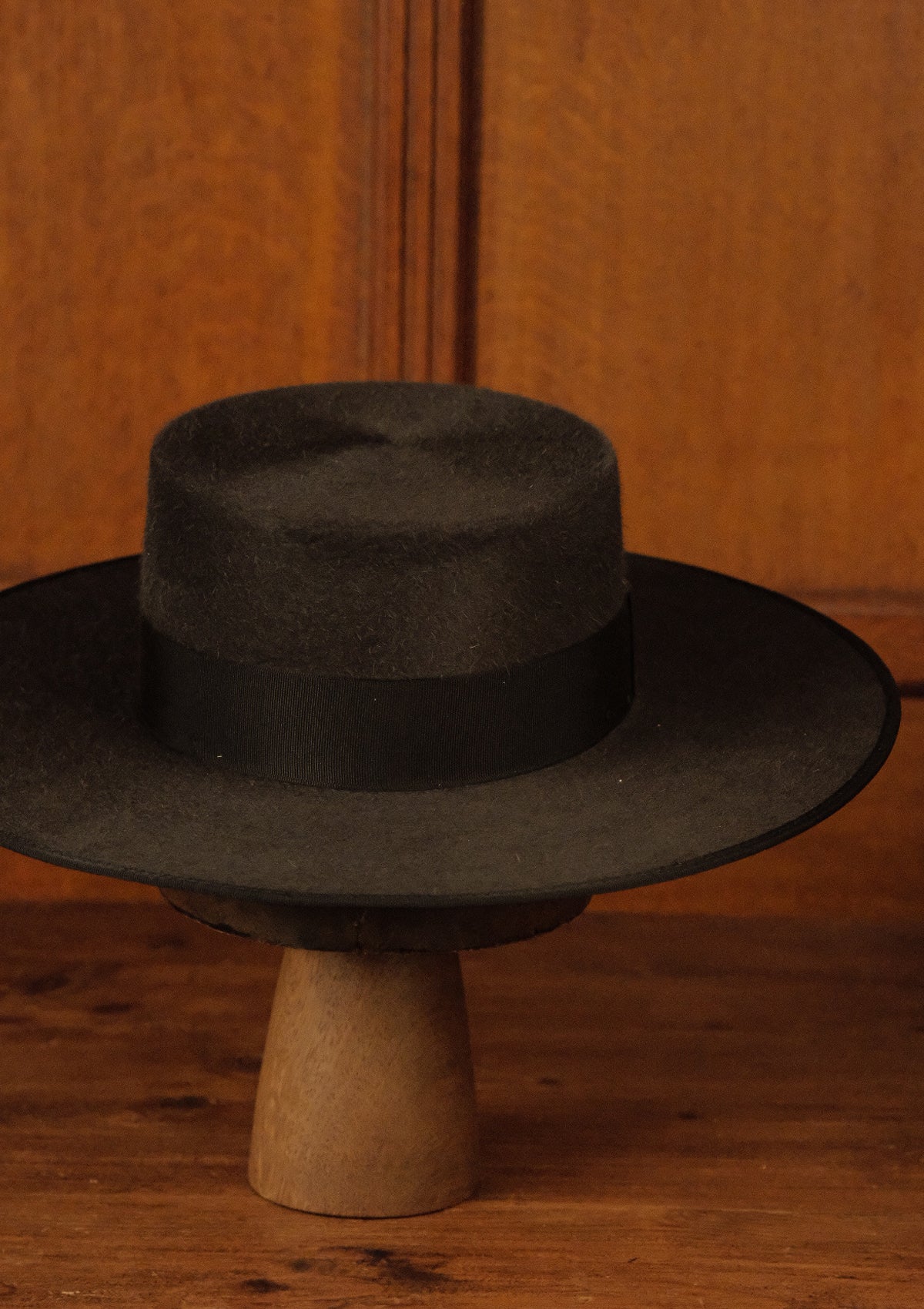 Bolero Wide Brim Hat - Black – Thomas Farthing London