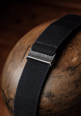 Button Braces w/ Silver Brass Fittings - Navy
