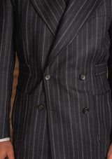 The Broadway Suit - Atlantic Chalk Stripe