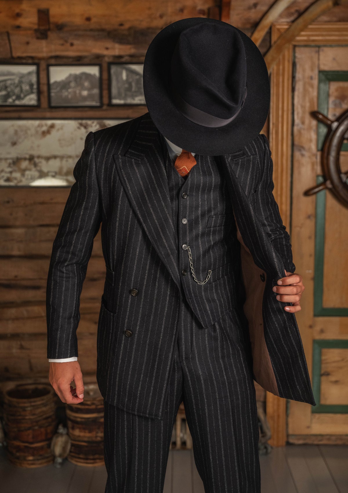 Broadway Jacket - Atlantic Chalk Stripe