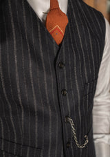 The Broadway Suit - Atlantic Chalk Stripe