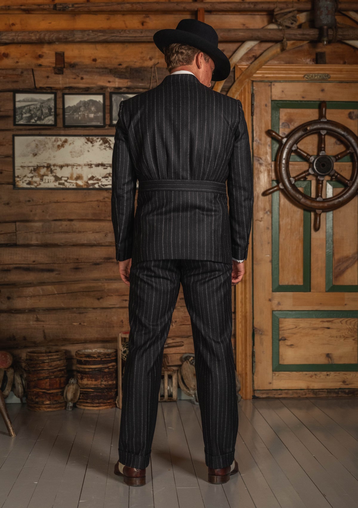 Broadway Jacket - Atlantic Chalk Stripe