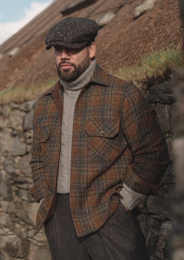 Brower Over Shirt - Harris Tweed