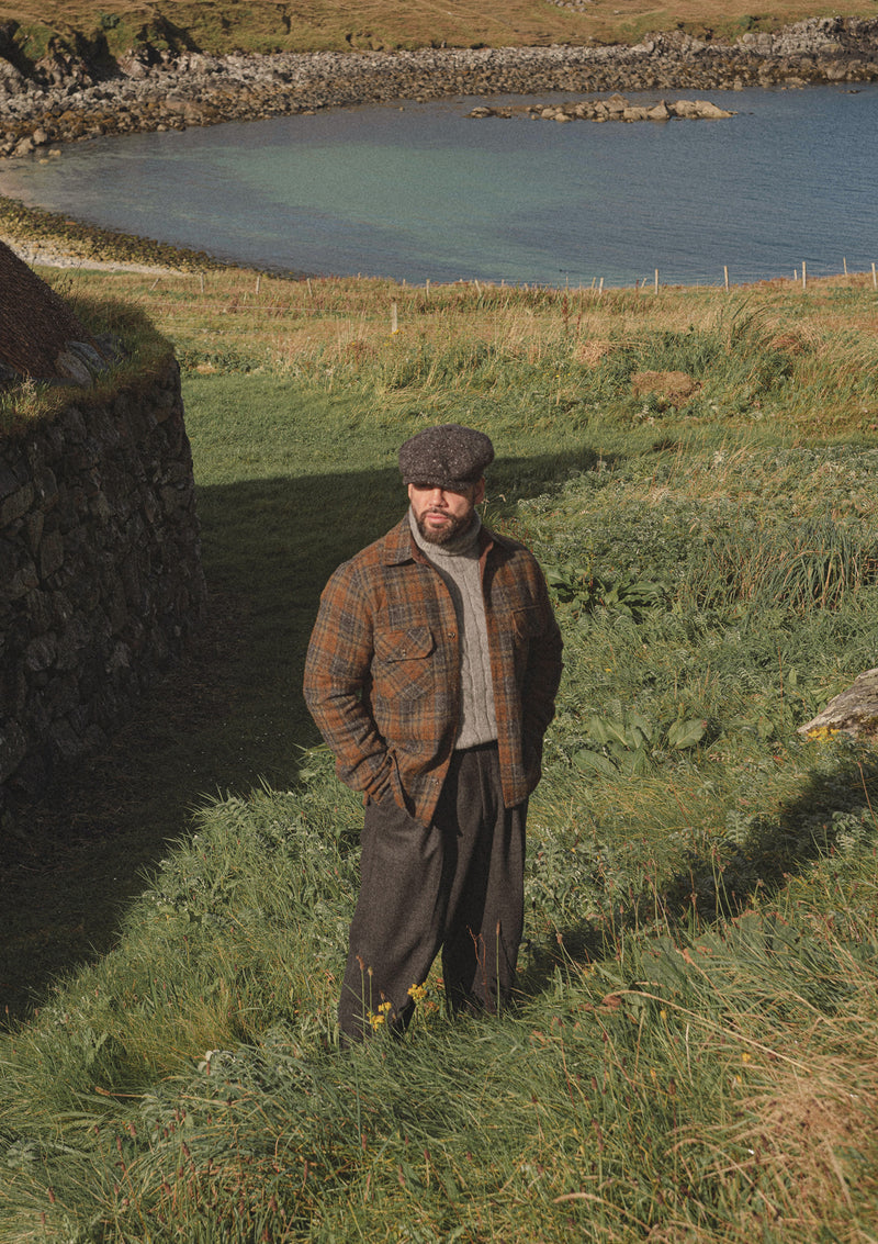 Brower Over Shirt - Harris Tweed