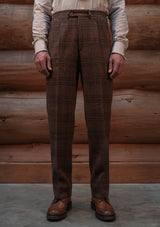Brockman Harris Tweed Classic Trouser - Autumn Leaf Check