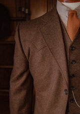 Hawthorne Cropped Waistcoat - Bison Brown
