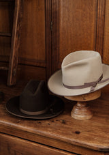 Burbank Rancher Hat - Open Crown - Malted Cream & Tobacco