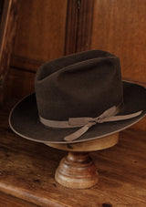 Burbank Rancher Hat - Open Crown - Brown