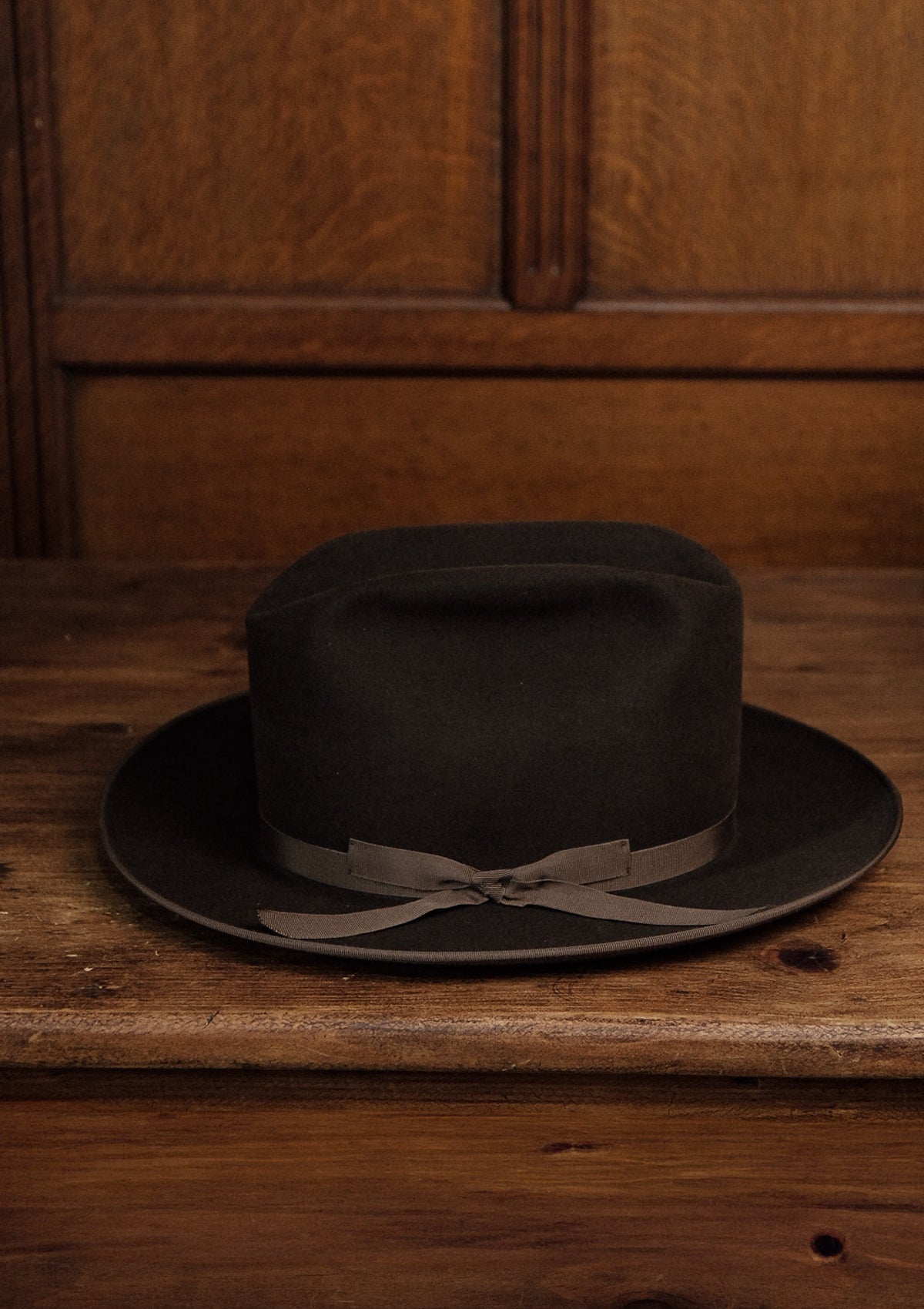 Burbank Rancher Hat - Open Crown - Brown