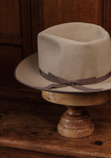 Burbank Rancher Hat - Open Crown - Malted Cream & Tobacco