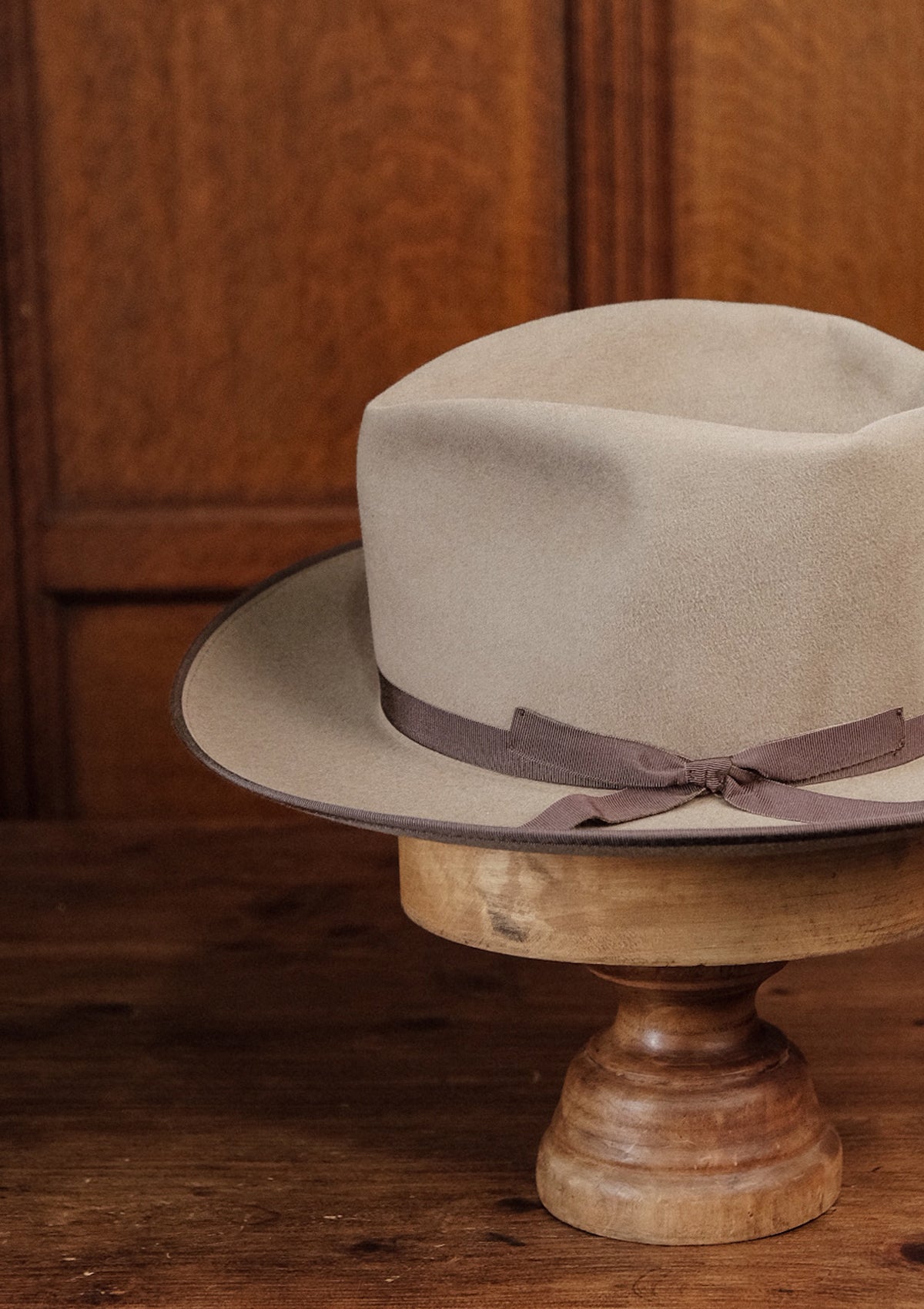 Burbank Rancher Hat - Open Crown - Malted Cream & Tobacco