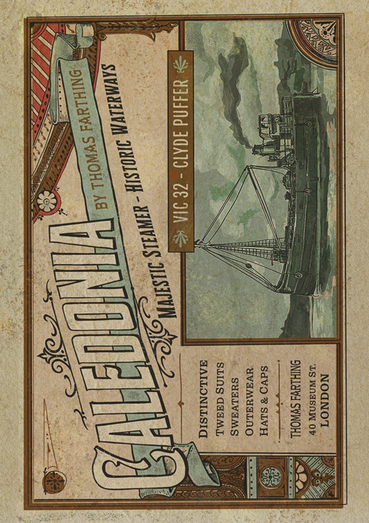 Spearpoint Japanese Cotton Shirt - Green Wide Pinstripe