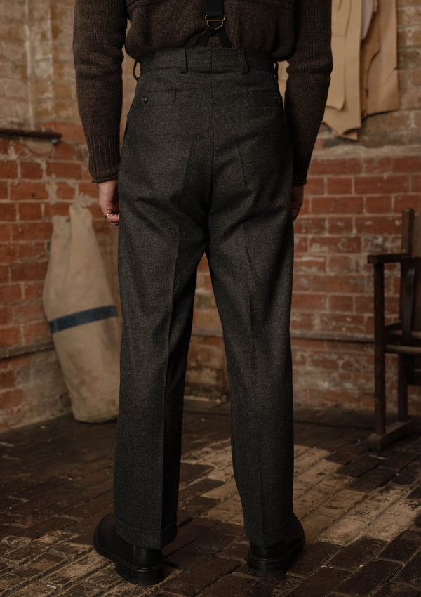Gene Trousers - Charcoal Flannel