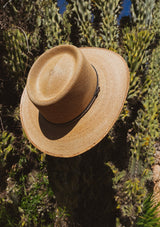 Yukatan Western Straw Hat with Telescopic Crown - Made In Mexico