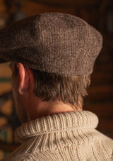 Clapperton Half Cable Knit Lambswool Sweater - Salted Canvas