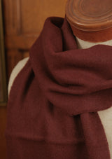 Merino Wool Scarf - Merlot