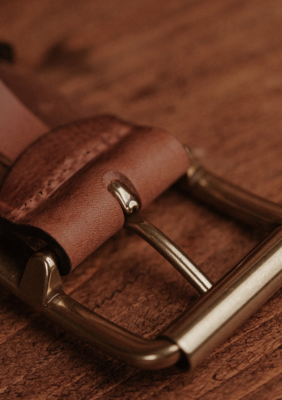 Saddle Leather Classic Belt - Brown