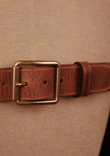 Saddle Leather Classic Belt - Brown