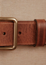 Saddle Leather Classic Belt - Brown