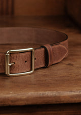 Saddle Leather Classic Belt - Brown