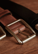 Saddle Leather Classic Belt - Brown