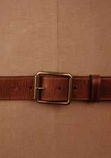 Saddle Leather Classic Belt - Brown