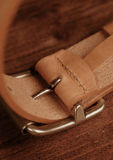 Saddle Leather Classic Belt - Light Tan