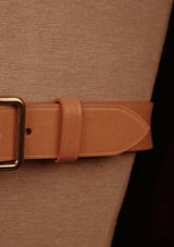 Saddle Leather Classic Belt - Light Tan