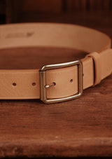 Saddle Leather Classic Belt - Light Tan