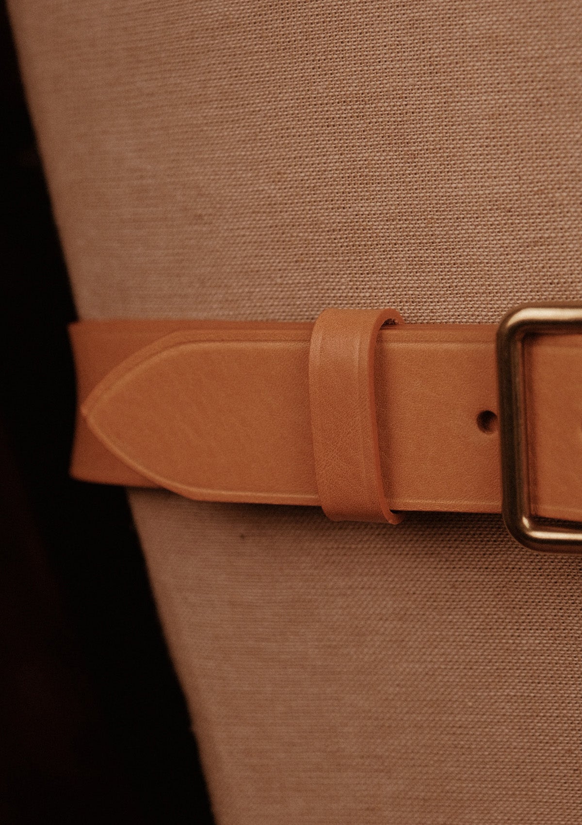Saddle Leather Classic Belt - Light Tan