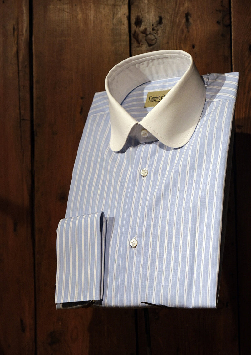 Vintage Club Collar Cotton Shirt