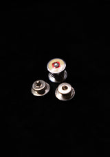 Original 1920's Red Rosette Snap Cufflinks