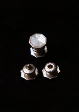 Original 1920's Pearlescent Octagonal Snap Cufflinks