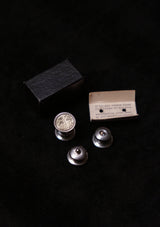 Original 1920's Floral Scroll Snap Cufflinks